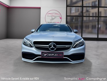 Mercedes classe c 63 amg s v8 bi-turbo 510ch -  faible km - immat fr - occasion simplicicar compiegne simplicicar...