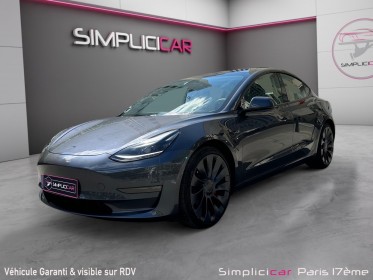 Tesla model 3 performance 465 ch occasion paris 17ème (75)(porte maillot) simplicicar simplicibike france