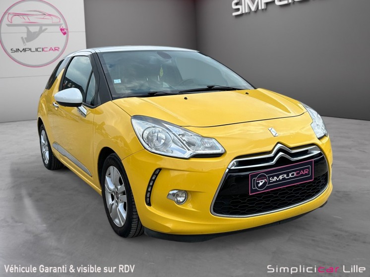 Citroen ds3 hdi 90  airdream so chic occasion simplicicar lille  simplicicar simplicibike france