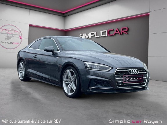 Audi a5 a5 3.0 v6 tdi 218 ch s line quattro s tronic 7 rapports garantie pro 12 mois occasion simplicicar royan simplicicar...