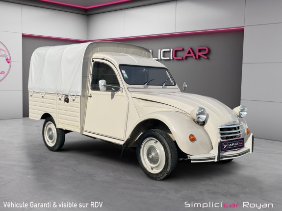 Citroen 2cv camionette pick-up baché garantie pro 12 mois occasion simplicicar royan simplicicar simplicibike france