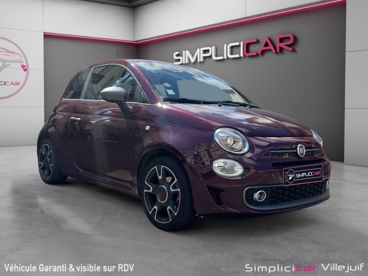 Fiat 500 serie 4 2018 1.2 69 ch dualogic s boite automatique, garantie 12 mois occasion simplicicar villejuif  simplicicar...