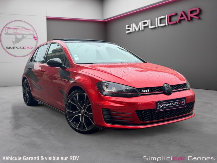 Volkswagen golf 2.0 tsi 220 bluemotion technology dsg6 gti occasion cannes (06) simplicicar simplicibike france