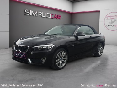 Bmw serie 2 cabriolet f23 218i essence 136 ch luxury , boite auto , garantie 12 mois occasion simplicicar reims simplicicar...