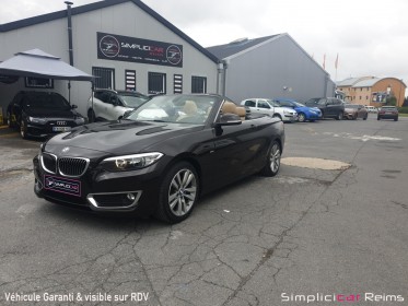 Bmw serie 2 cabriolet f23 218i essence 136 ch luxury , boite auto , garantie 12 mois occasion simplicicar reims simplicicar...