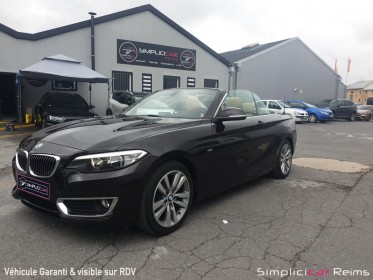 Bmw serie 2 cabriolet f23 218i essence 136 ch luxury , boite auto , garantie 12 mois occasion simplicicar reims simplicicar...