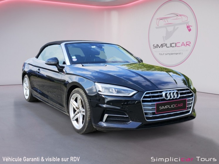 Audi a5 cabriolet tfs i 190 sline occasion simplicicar tours  simplicicar simplicibike france