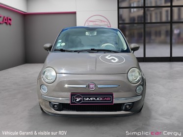 Fiat 500 lounge / toit panoramique 1.2 8v 69 ch occasion cergy (95) simplicicar simplicibike france