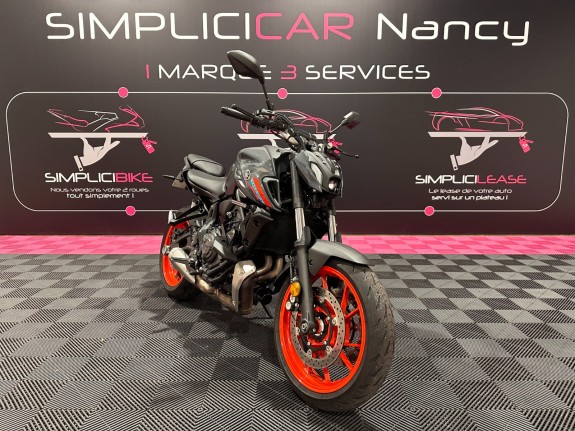 Yamaha mt 07 a2 // garantie 12 mois // occasion simplicibike nancy simplicicar simplicibike france