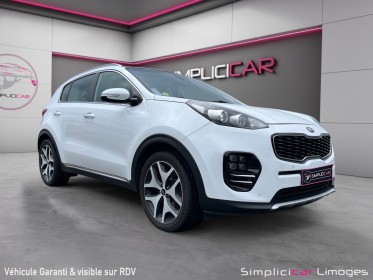 Kia sportage 2.0 crdi 136 isg 4x2 gt line occasion simplicicar limoges  simplicicar simplicibike france