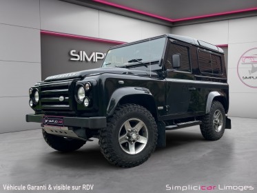 Land rover defender 90 soft top svx occasion simplicicar limoges  simplicicar simplicibike france