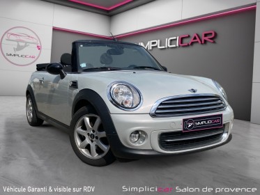 Mini cabriolet r57 1.6i - 122 cooper / sieges chauffants / 1ère main / bluetooth occasion simplicicar salon de provence...