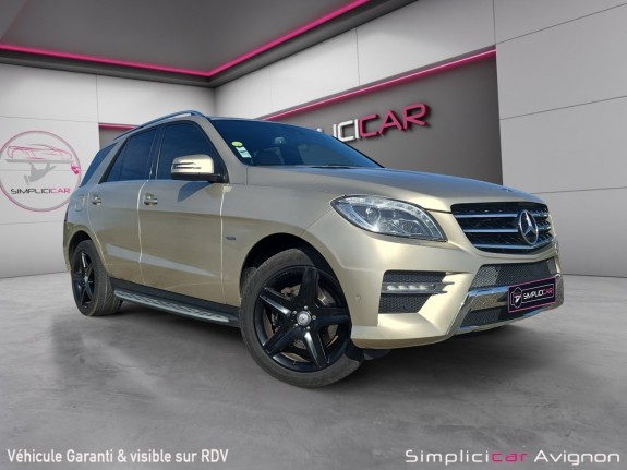 Mercedes classe m ml 350 4matic fascination gold beige metallic excellent État ! sièges  hayon élec bluetooth gps......