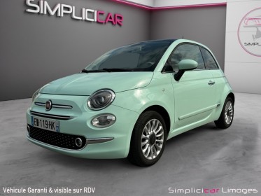 Fiat 500 serie 3 1.2 8v 69 ch lounge occasion simplicicar limoges  simplicicar simplicibike france