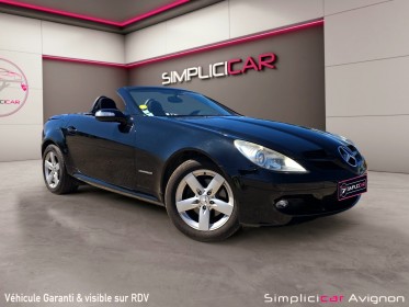 Mercedes slk 200k-boite manu rare! cam. recul  bluetooth waze streaming, appel entretien complet et à jour occasion avignon...