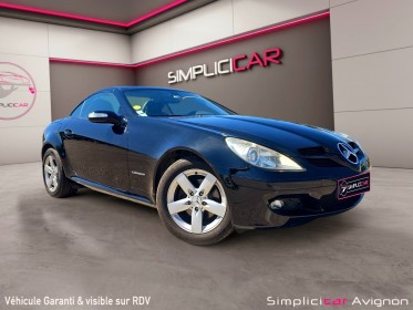 Mercedes slk 200k-boite manu rare! cam. recul  bluetooth waze streaming, appel entretien complet et à jour occasion avignon...