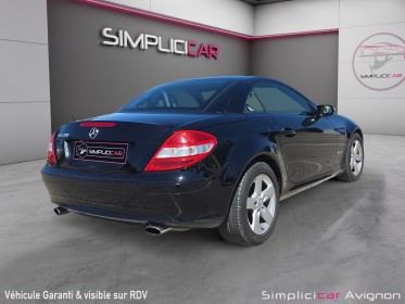 Mercedes slk 200k-boite manu rare! cam. recul  bluetooth waze streaming, appel entretien complet et à jour occasion avignon...