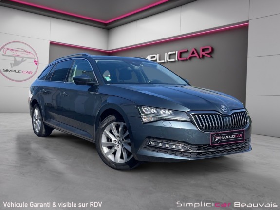 Skoda superb combi 1.5 tsi dsg7 style 150 ch entretien skoda occasion parc voitures beauvais simplicicar simplicibike france