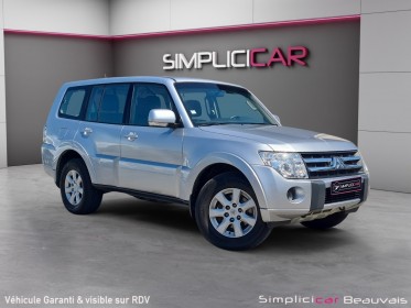 Mitsubishi pajero long 3.2 di-d 7 places garantie 12 mois occasion parc voitures beauvais simplicicar simplicibike france