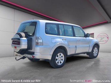 Mitsubishi pajero long 3.2 di-d 7 places garantie 12 mois occasion parc voitures beauvais simplicicar simplicibike france