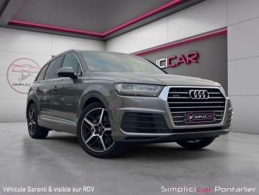 Audi q7 3.0 v6 tdi clean diesel 272 tiptronic 8 quattro 7pl s line occasion simplicicar pontarlier simplicicar simplicibike...