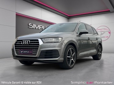 Audi q7 3.0 v6 tdi clean diesel 272 tiptronic 8 quattro 7pl s line occasion simplicicar pontarlier simplicicar simplicibike...