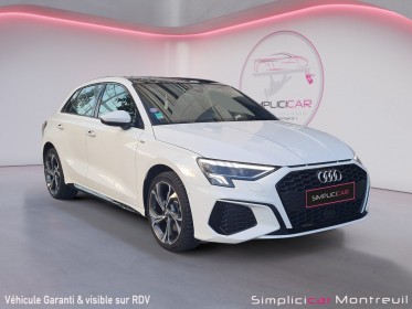 Audi a3 sportback 40 tfsie 204 s tronic 6 plug in hybrid s line toit ouvrant occasion montreuil (porte de vincennes)(75)...