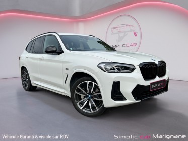 Bmw x3 xdrive  30e hybride m sport carplay pack confort pack hiver cam recul  radar 360 interieur cuir garantie occasion...