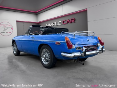 Mg b cabriolet 1.8 90 4 cylindres 5 paliers occasion simplicicar limoges  simplicicar simplicibike france