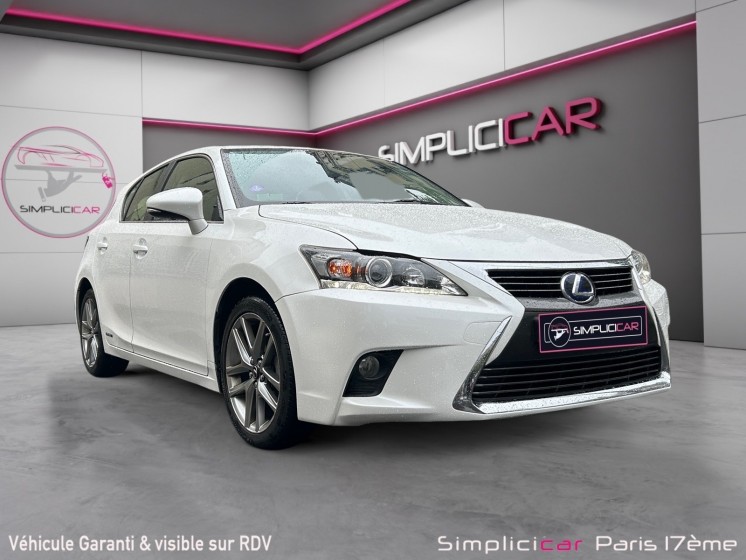 Lexus ct 200h tva reccuperable /garentie 12 mois occasion paris 17ème (75)(porte maillot) simplicicar simplicibike france