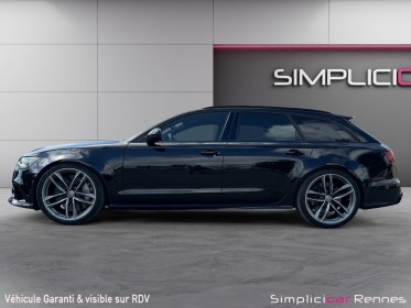 Audi rs6 avant 4.0 tfsi v8 560 ch quattro, entretien complet audi, freins céramique, toit ouvrant, pack dynamique rs plus...