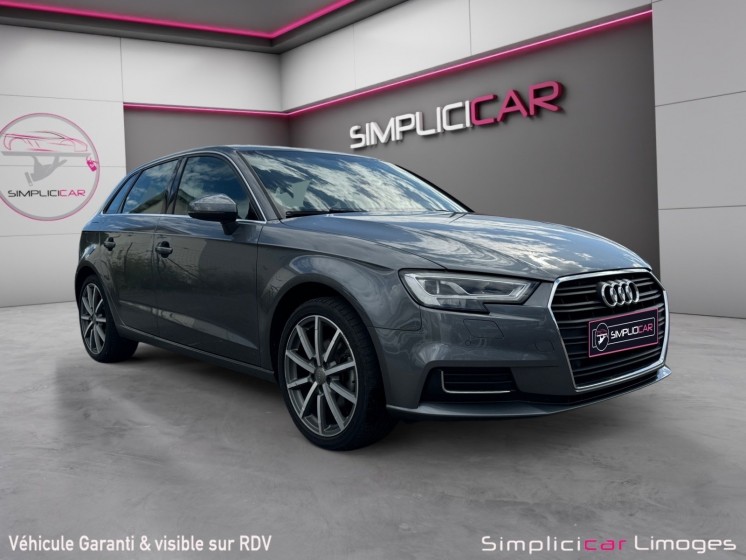 Audi a3 sportback 2.0 tdi 150 s tronic 7 design luxe occasion simplicicar limoges  simplicicar simplicibike france