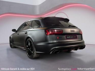 Audi rs6 avant v8 4.0tfsi 560ch toit ouvrant affichage tÊte haute sieges Électriques malus paye occasion montpellier (34)...