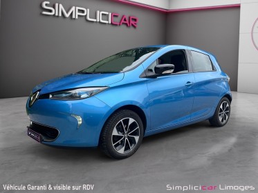 Renault zoe intens gamme 2017 occasion simplicicar limoges  simplicicar simplicibike france