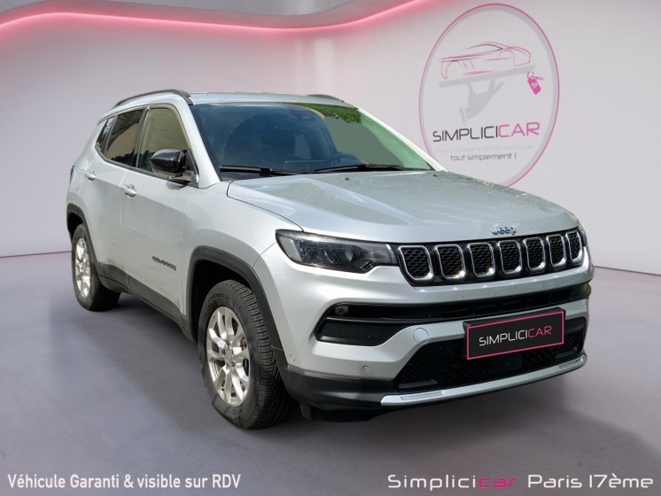 Jeep compass 1.3 phev t4 190 ch 4xe eawd limited garantie 12 mois occasion simplicicar courbevoie simplicicar simplicibike...