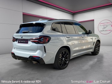 Bmw x3 g01 lci sdrive 18d 150ch bva8 m sport garantie constructeur 2026 entretien bmw occasion simplicicar la ciotat...