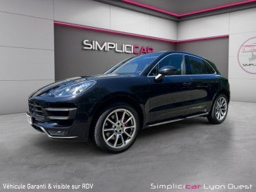 Porsche macan turbo 3.6 v6 400 ch pdk -pdls - pasm - pack chrono -toit pano- cuir Étendu- camÉra 360 - beaucoup d’options...