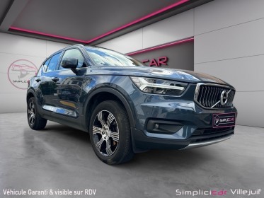 Volvo xc40 t2 129 ch inscription - full entretien volvo - carplay - toit ouvrant occasion simplicicar villejuif  simplicicar...