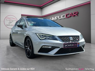 Seat leon 2.0 tsi 300 dsg6 cupra toit panoramique apple car play garantie 12 mois occasion simplicicar vichy simplicicar...