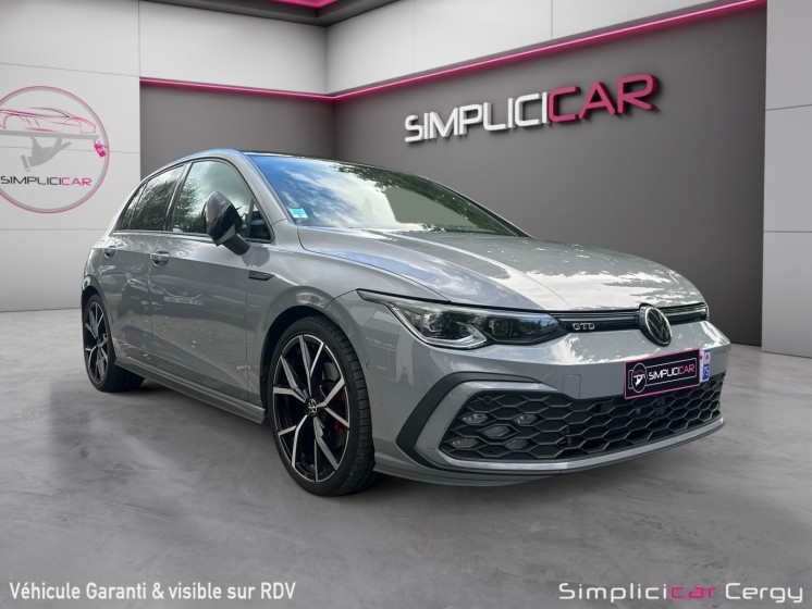 Volkswagen golf 2.0 tdi scr 200 dsg7 gtd garantie 2026 occasion cergy (95) simplicicar simplicibike france