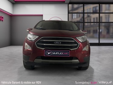 Ford ecosport 2018 1.0 ecoboost 125 cv bva6 titanium, 4 pneu neufs, entretient ford, garantie 12 mois, caméra de recul...