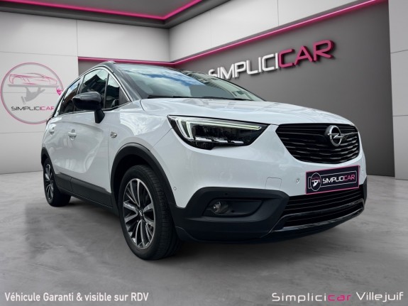 Opel crossland x 1.2 turbo 130 ch design 120 ans - full entretien - carplay - toit panoramique occasion simplicicar villejuif...