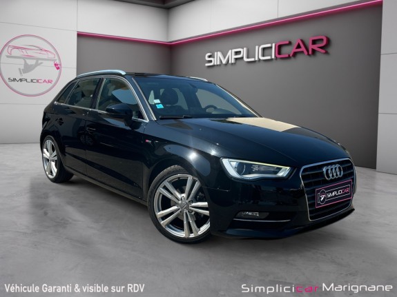 Audi a3 sportback 1.6 tdi 110 s line garantie 12 mois distri a jour / sieges chauffants / gps occasion simplicicar marignane ...