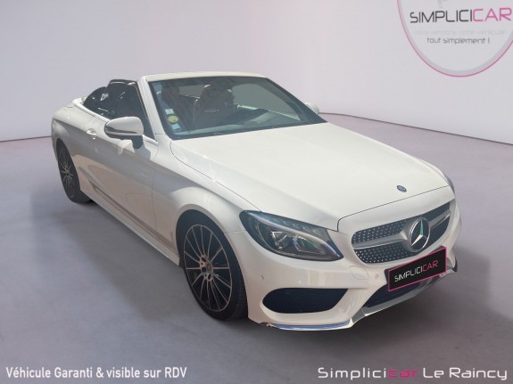 Mercedes classe c cabriolet 220 d 9g-tronic pack amg line occasion le raincy (93) simplicicar simplicibike france