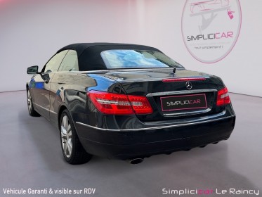 Mercedes classe e cabriolet 250 cdi blueefficiency executive a occasion le raincy (93) simplicicar simplicibike france