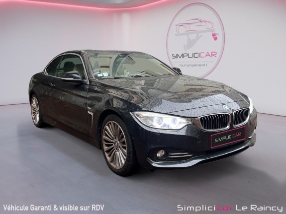 Bmw serie 4 cabriolet f33 420d 184 luxury bva occasion le raincy (93) simplicicar simplicibike france