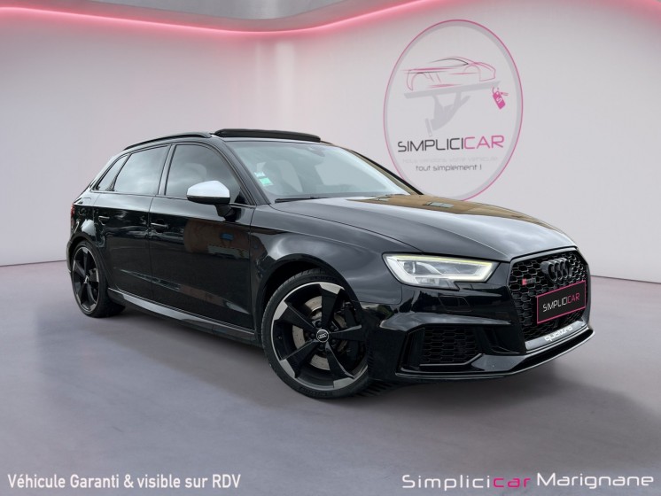 Audi rs3 sportback 2.5 tfsi 400 daza sans fap suivi audi/toit ouvrant/bang olufsen/siÈges rs chauf/magnetic ride occasion...