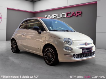 Fiat 500 my17 vpc 1.2 69 ch dualogic anniversario kit gruau occasion cannes (06) simplicicar simplicibike france