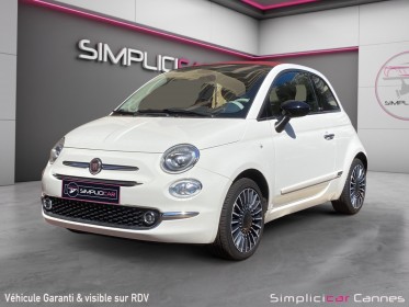 Fiat 500 my17 vpc 1.2 69 ch dualogic anniversario kit gruau occasion cannes (06) simplicicar simplicibike france