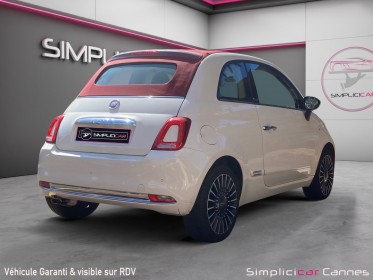 Fiat 500 my17 vpc 1.2 69 ch dualogic anniversario kit gruau occasion cannes (06) simplicicar simplicibike france